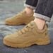 Translation: Safety Shoes For Men's Spring Breathable Work Shoes Anti-slip Wear-resistant Workwear Sneakers Canvas Shoes_vogvips.com
