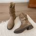 Knight Boots, Short Boots, Thick-heeled Women's Shoes, Autumn 2025 New Style Boots_vogvips.com