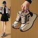 Little White Shoes Female High-top Female Students Leisure Sports Versatile Board Shoes Street Shooting_vogvips.com