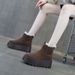Snow Boots Women's Small Thick-soled Inner Height-increasing Short Boots Cold-proof And Hairy Casual Warm Women's Boots_vogvips.com