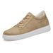 Height-increasing Men's Board Shoes Large Size Comfortable Leather Surface Casual Shoes White Shoes Casual_vogvips.com