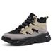 Men's Shoes Retro High Top Sneakers For Men In Autumn And Winter For Students In Color Matching Trendy Thick Soled Height Enhancing Daddy Shoes_vogvips.com