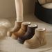 Winter Velvet Warm Snow Boots For Women, Thick Soled Non Slip Short Boots, Cotton Shoes, Height Increasing Boots_vogvips.com