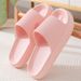 Kidmi Summer Thick Sole Household Softsole Slippers Antiskid Breathable Shoes Flat Sandals For Women_vogvips.com