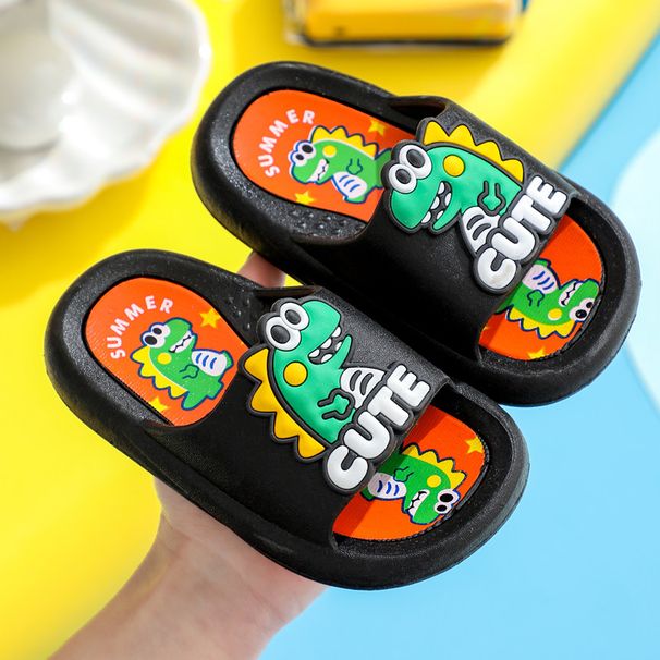 Small Yellow Duck Antibacterial Summer Home Cartoon Boy Slippers_vogvips.com