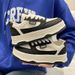 Trendy White For Women 2025 Spring And Autumn New Popular Flat Shoes Women's Thick-soled Waterproof Casual Sports_vogvips.com