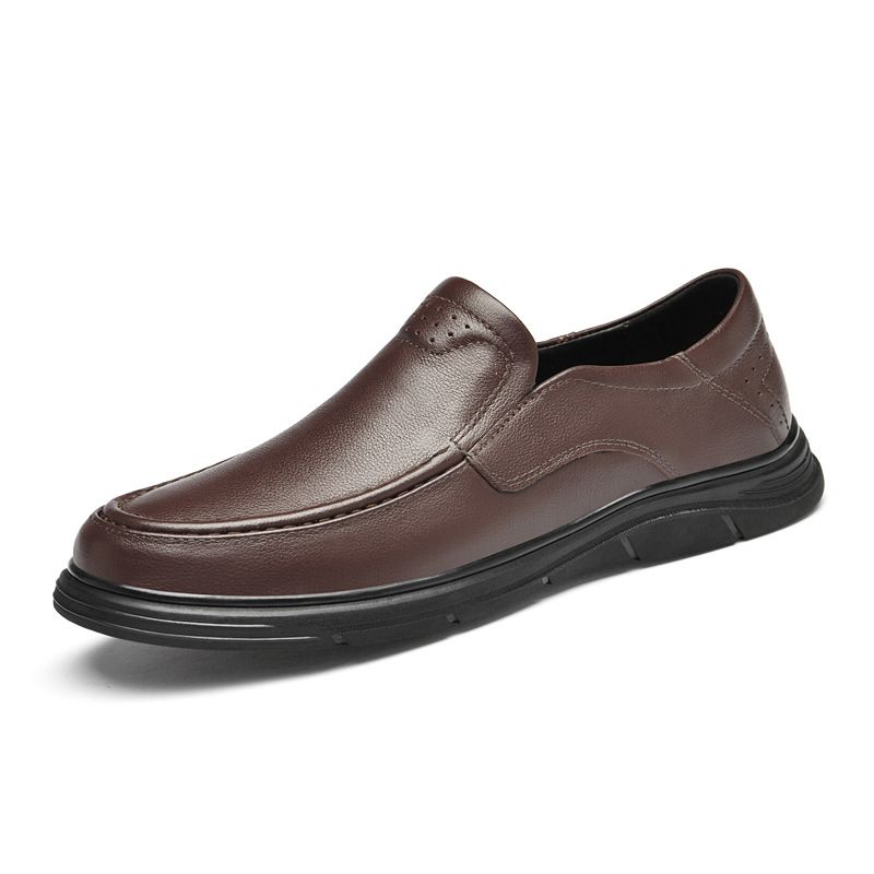 Large Size Lace-up Men's Shoes Casual Men's Shoes Loafers Men's Leather Outdoor Casual Shoes_vogvips.com