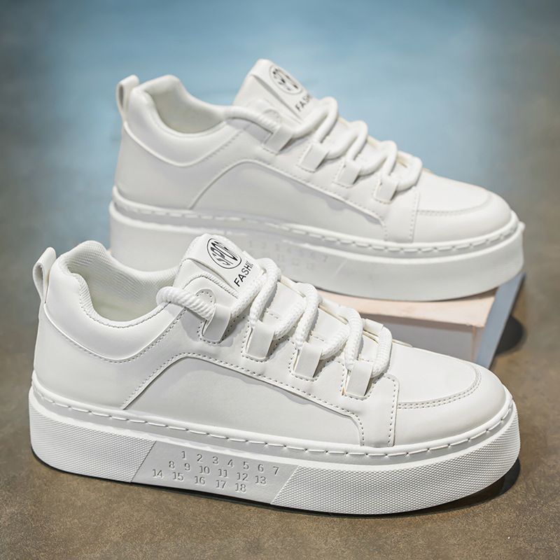 Men's Shoes Breathable Little White Shoes Men's Platform Sports Shoes Casual Board Shoes Men's_vogvips.com
