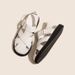 2025 Summer New Style Closed-Toe Hollow Woven Pig Cage Roman Sandals For Women With Unique Design And Versatile Velcro_vogvips.com