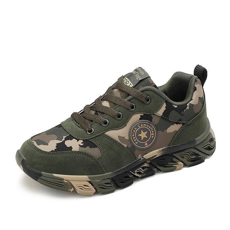 Autumn New Camouflage Running Men's Military Outdoor Marathon Training Student Sports Couple Shoes_vogvips.com