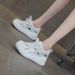 Thick-soled Heightening Little White Shoes Women's Casual Versatile Hollowed-out Lightweight Breathable Women's Shoes_vogvips.com