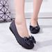 Old Beijing Cloth Shoes For Women, Single Shoes, Loafers, Black Work Shoes For Pregnant Women, Soft Sole, Non-Slip, Mom Shoes, Slip-On Lazy Shoes_vogvips.com