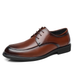 Men's Leather Breathable Lace-up Formal Shoes With Hollow Out Design_vogvips.com