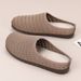 2025 Summer New Mesh Flat Soft Sole Comfortable Slip-On Fashion Versatile Breathable Half Slippers_vogvips.com