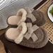 for Women Winter Cute Bowknot Thick Sole Home Non-Slip Couple Cotton Thickened Maternity Slippers_vogvips.com