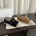 Genuine Version~2026 Early Spring New Style New-Inspired Chain Flat Leather For Women, Versatile Retro Color-Blocked_vogvips.com