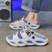 2025 New Men's Outdoor Sandals Slippers Beach Comfortable Thick Soft Clogs Men Casual Shoes Garden Shoes Men Women Beach Sandals_vogvips.com