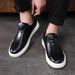 Casual foot set men's board shoes fashion large size round head men's shoes_vogvips.com