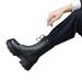British Style High-Top 2025 Spring And Autumn Thick Sole 35-43 Large Size Shoes Western Women's Mid-Calf Short Boots_vogvips.com
