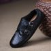 One Pedal Loafers Commuter Flat British Small Leather Shoes_vogvips.com