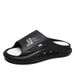 Slippers Summer Outdoor Wear, Anti Slip One Line Mop, Korean Version, Casual Plus Size, Sports Beach Shoes, Thick Soled_vogvips.com