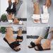 Bowknot Flat Women's 2025 Summer Large Size Comfortable Simple Low-heel Beach_vogvips.com