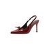 2025 Spring/Summer New Burgundy Patent Leather High Heels For Women With Bowknot, Pointed Toe, Shallow Mouth, Single_vogvips.com