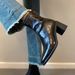 Gravity French Soft Leather Coarse Heel Short For Women 2025 Autumn/Winter New Collection With Velvet Square Head And_vogvips.com