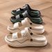 Sandals Men's Total, Suitable For Both Non-slip Driving, Men's Casual Beach Slippers, Breathable_vogvips.com