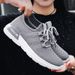 Women's Sports Trendy Single Soft-soled Comfortable Running Breathable Fly-knit Mesh Shoes, Versatile And Lightweight_vogvips.com