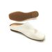 Minimalist Handmade Horsehide Design Half-Slipper Genuine Leather Slip-On Flat Breathable Women's Woven Closed-Toe Slippers ZH692-1_vogvips.com