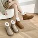 Weiwei Girl 3557-3 Thick-Soled Snow For Women Winter Short Boots With Fleece Lining Style Warm Cotton Shoes_vogvips.com