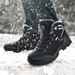 High-top Boots Men Outdoor Anti-slip Plush Thick-soled Breathable Comfortable Combat Boots Men Durable Casual Hiking Shoes Men_vogvips.com
