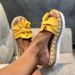 Women's Shoes With Heels, Thick Soles, Ope, Ovesized Women's Slippes, 2025 Summe New Item, Fish Mouth Bow_vogvips.com