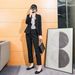 Genuine Soft Leather Work Black Square-toed Flat-soled Professional Office Shoes, Suitable Interviews And As A Flight_vogvips.com