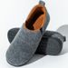 Shevalues Winter Men Slides Fur Memory Foam Comfort Soft Sole Indoor High Quality Male Slippers Warm Shoes_vogvips.com