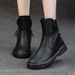 Autumn Winter Martin For Women 2025 Versatile Short Low-Cut Thick-Soled Slim Riding Boots_vogvips.com