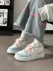 Warrior White Women's Spring & Fall New Arrival Thick Sole Board Female Students K-style Easiest For Match Ins Fashion_vogvips.com