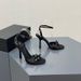 New Summer Bowknot Satin High Heels For Women, Sexy Rhinestone Letter Thin Heel Open-Toe Sandals In Pink_vogvips.com