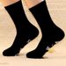 Mid-tube socks cotton socks sole letter non-slip adhesive floor socks_vogvips.com
