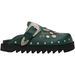 Men's With Metal Buckle, Closed-Toe Mules, Summer Fashion Retro Dark Style Thick-Soled Slippers, Beach Shoes_vogvips.com