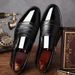 Men's casual all-match new comfortable breathable zipper handmade tailor rubber soft sole_vogvips.com