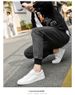Casual Shallow Mouth Board Shoes Men's Shoes Men's Irst Layer Cowhide White Shoes Sports Shoes_vogvips.com