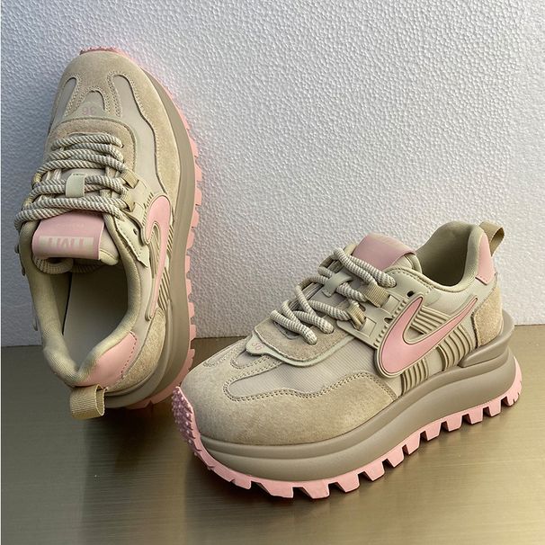 Women’s Shoes Thick Soled Sports Shoes Versatile Niche Platform Shoes_vogvips.com