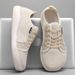 Men Wide Toe Breathable Mesh Canvas Sneakers Comfort Non Slip Casual Walking Shoes_vogvips.com