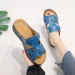 2026 New Hot Selling Women's Shoes Sandals Fashion European And American Retro Solid Color Thick Soled Slippers_vogvips.com