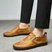 Suitable For All Seasons Spring New Men's Leather Business Casual Korean Style Trendy Breathable Soft Sole Driving Loafers_vogvips.com