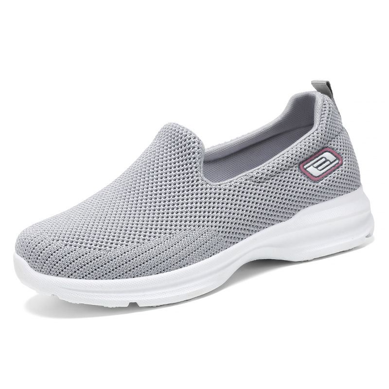 Women's shoes Breathable light comfortable casual shoes flying woven shoes_vogvips.com