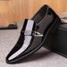 Euro Step 100% Genuine Business Formal Men's Leather Casual Soft Sole Breathable Office Slip-On Shoes_vogvips.com