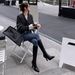Elegant Pointed-Toe High Heel Knee-High Boots For Women - Stretch PU Slim Fit Boots With Side Zipper, Comfortable & Stylish_vogvips.com